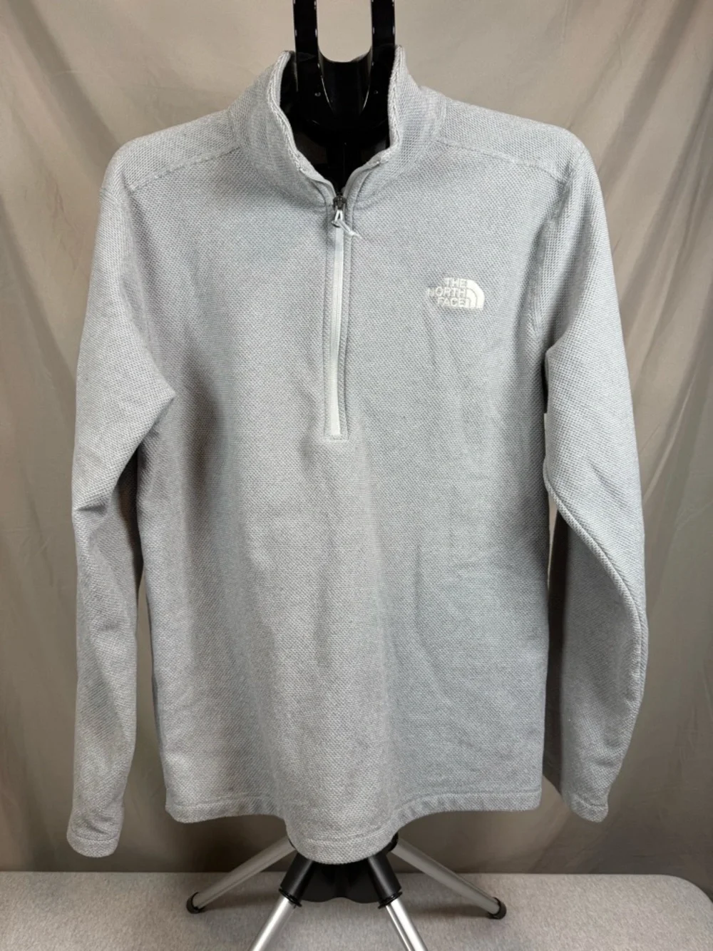 The‎ North Face Jacquard Fleece Cap Rock Quarter-Zip Pullover 🏔️